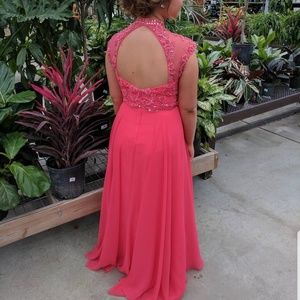 Open Back Prom Dress